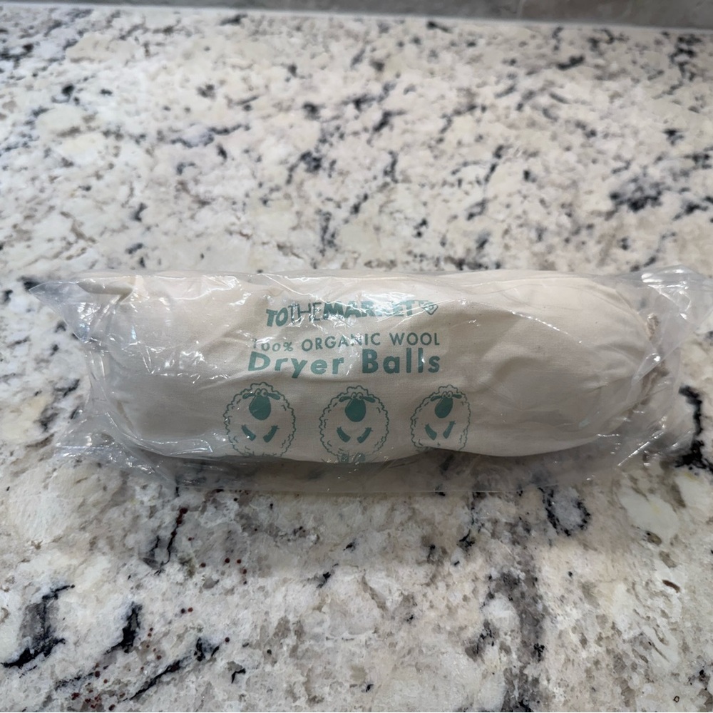 100% Organic Wool Dryer Balls - Cream